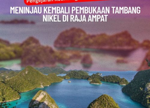 Advokasi: Pembangunan Berkelanjutan atau Pengejaran Keuntungan Jangka Pendek? Meninjau Kembali Pembukaan Tambang Nikel di Raja Ampat